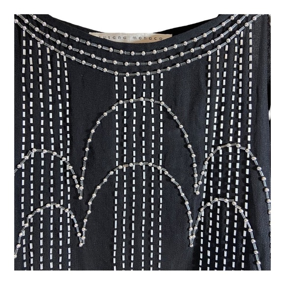 Susana Monaco Beaded Chiffon Tank Dress NWT - Picture 3 of 9